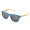 Sonnenbrille Colobus, natur/hellblau