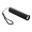 wiederaufladbare Taschenlampe aus recyceltem Aluminium Chargelight Tone, schwarz