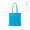 "Everest" Einkaufstasche aus recycelter Baumwolle (140 g/m²) mit Henkeln, hellblau