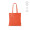 "Everest Tote Bag" Einkaufstasche aus recycelter Baumwolle (140 g/m²) mit Henkeln, orange