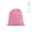 "Lhotse Tote Bag" Kordelzugbeutel aus recycelter Baumwolle (140 g/m²), rosa