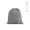 "Lhotse Tote Bag" Kordelzugbeutel aus recycelter Baumwolle (140 g/m²), grau