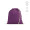 "Lhotse Tote Bag" Kordelzugbeutel aus recycelter Baumwolle (140 g/m²), purpur