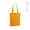 "Annapurna Tote Bag" Einkaufstasche aus recycelter Baumwolle (180 g/m²) mit Bodenfalte, gelb
