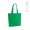 "Kilimanjaro Tote Bag" Einkaufstasche aus recycelter Baumwolle (180 g/m²) mit Bodenfalte, grün