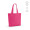 "Kilimanjaro Tote Bag" Einkaufstasche aus recycelter Baumwolle (180 g/m²) mit Bodenfalte, fuchsia