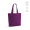 "Kilimanjaro Tote Bag" Einkaufstasche aus recycelter Baumwolle (180 g/m²) mit Bodenfalte, purpur