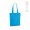 "Elbrus Tote Bag" Einkaufstasche aus recycelter Baumwolle (220 g/m²) mit Henkeln und Bodenfalte, hellblau