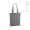 "Logan Tote Bag" Einkaufstasche aus recycelter Baumwolle (280 g/m²) mit Bodenfalte, grau