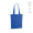 "Logan Tote Bag" Einkaufstasche aus recycelter Baumwolle (280 g/m²) mit Bodenfalte, königsblau