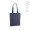 "Logan Tote Bag" Einkaufstasche aus recycelter Baumwolle (280 g/m²) mit Bodenfalte, marineblau