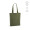 "Logan Tote Bag" Einkaufstasche aus recycelter Baumwolle (280 g/m²) mit Bodenfalte, armeegrün