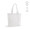 "Aconcagua Tote Bag" Einkaufstasche aus recycelter Baumwolle (280 g/m²) mit Bodenfalte, weiß