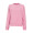 "Waikiki" Damen Sweatshirt mit Rundhalsausschnitt aus Bio-Baumwolle und recyceltem PET, rosa