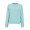 "Waikiki" Damen Sweatshirt mit Rundhalsausschnitt aus Bio-Baumwolle und recyceltem PET, hellgrün