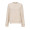 "Waikiki" Damen Sweatshirt mit Rundhalsausschnitt aus Bio-Baumwolle und recyceltem PET, beige