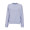 "Waikiki" Damen Sweatshirt mit Rundhalsausschnitt aus Bio-Baumwolle und recyceltem PET, pastelblau