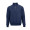 "Malibu" Sweatshirt mit 1/4-Reißverschluss aus Bio-Baumwolle, recycelter Baumwolle und recyceltem PET, marineblau