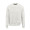 "Nazaré" Sweatshirt mit Rundhalsausschnitt aus Bio-Baumwolle, recycelter Baumwolle und recyceltem PET, pastel weiß