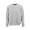 "Nazaré" Sweatshirt mit Rundhalsausschnitt aus Bio-Baumwolle, recycelter Baumwolle und recyceltem PET, meliertes grau
