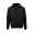 "Tulum" Kapuzenpullover aus Bio-Baumwolle, recycelter Baumwolle und recyceltem PET, schwarz