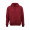 "Tulum" Kapuzenpullover aus Bio-Baumwolle, recycelter Baumwolle und recyceltem PET, burgund