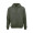"Tulum" Kapuzenpullover aus Bio-Baumwolle, recycelter Baumwolle und recyceltem PET, armeegrün