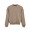 "Whitehaven" Oversized Sweatshirt aus Bio-Baumwolle, recycelter Baumwolle und recyceltem PET, hellbraun
