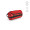 "Riga Toiletry Bag" 5,7L Kulturtasche aus rPET mit Tragegriff, zylindrische Form, rot