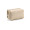 "Rotterdam" 2,5 l Kulturtasche aus recyceltem PU mit Reißverschluss, beige