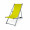Aluminium-Liegestuhl ATROX 2.0, wechselbarer Bezug, silber, lemon
