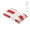 "Amadeo Towel" Badetuch aus recycelter Baumwolle (450 g/m²), rot