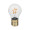 LUMIGLOW Dekorative LED-Glühbirne, gelb