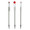 prodir DS1 TTC Twist Kugelschreiber, transparent, rot