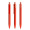 prodir DS4 Soft Touch PRR Push Kugelschreiber, rot, Schreibfarbe: blau