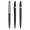 prodir DS5 Soft Touch TSR Twist Kugelschreiber, schwarz, silber matt