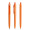 prodir DS8 Soft Touch PRR Push Kugelschreiber, orange, Schreibfarbe: blau
