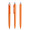 prodir DS8 Soft Touch PRR Push Kugelschreiber, orange, silber matt