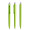 prodir DS8 Soft Touch PRR Push Kugelschreiber, limette, silber matt, Schreibfarbe: blau