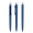 prodir DS8 Soft Touch PRR Push Kugelschreiber, sodalithblau, silber matt, Schreibfarbe: blau