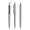 prodir DS8 Soft Touch PRR Push Kugelschreiber, delfingrau, silber matt, Schreibfarbe: blau