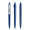 prodir DS8 PSP Push Kugelschreiber, marineblau, silber, Schreibfarbe: blau