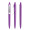 prodir DS8 Soft Touch PSR Push Kugelschreiber, himbeere, silber, Schreibfarbe: blau