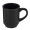 Keramiktasse schwarz, stapelbar, Inhalt 24 cl