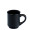Keramiktasse schwarz matt, stapelbar, Inhalt 24 cl