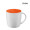 Kössinger Ennia Inside Tasse, weiß, orange