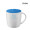 Kössinger Ennia Inside Tasse, weiß, blau