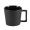 Keramiktasse schwarz matt, Inhalt 41 cl