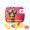 Klappdose, weiß, Mini Bonbons Fruchtmix