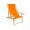 Liegestuhl CULTUS mit Getränkehalter, wechselbarer Bezug, hell, orange